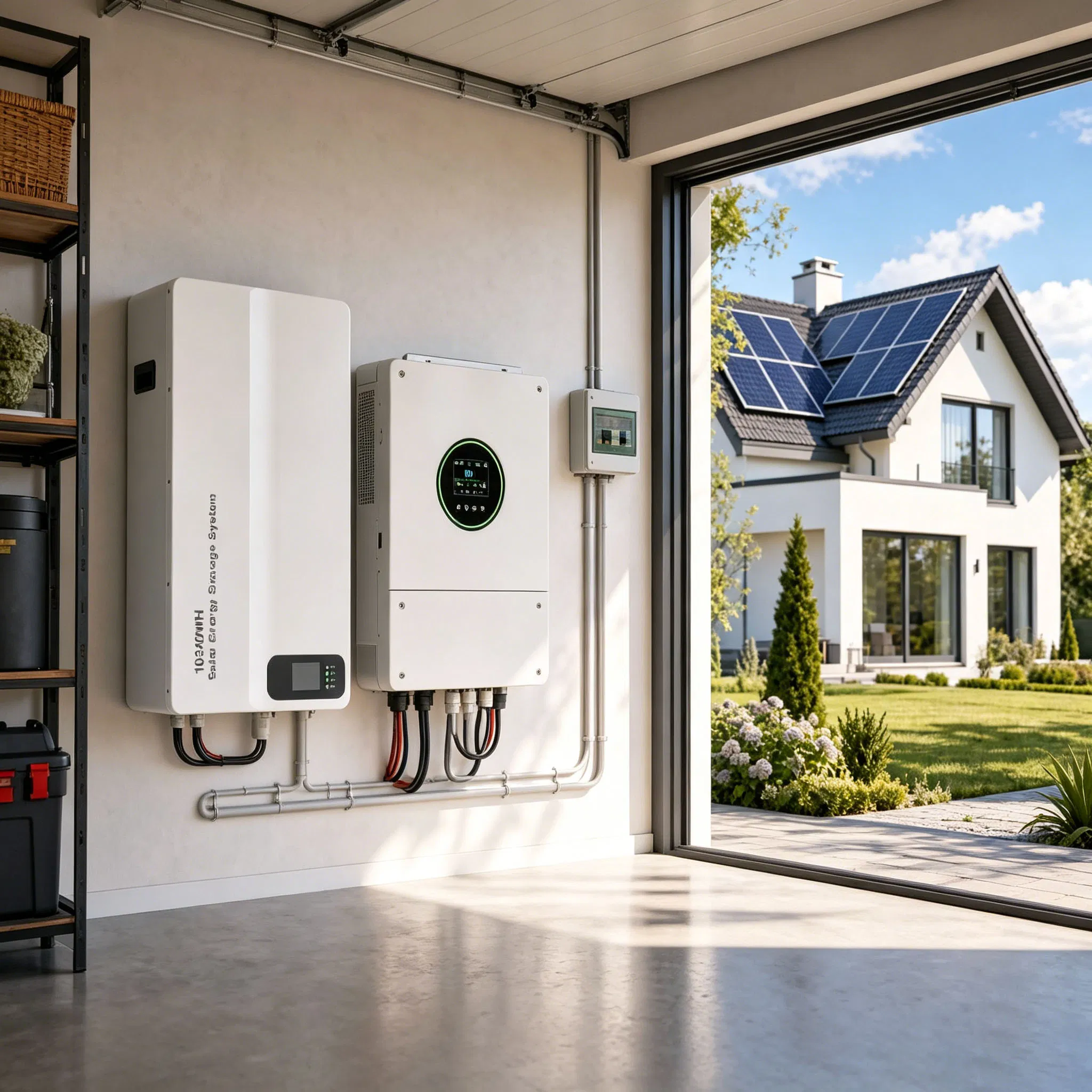 10kw Sistema de Armazenamento de Energia Solar Híbrido Residencial