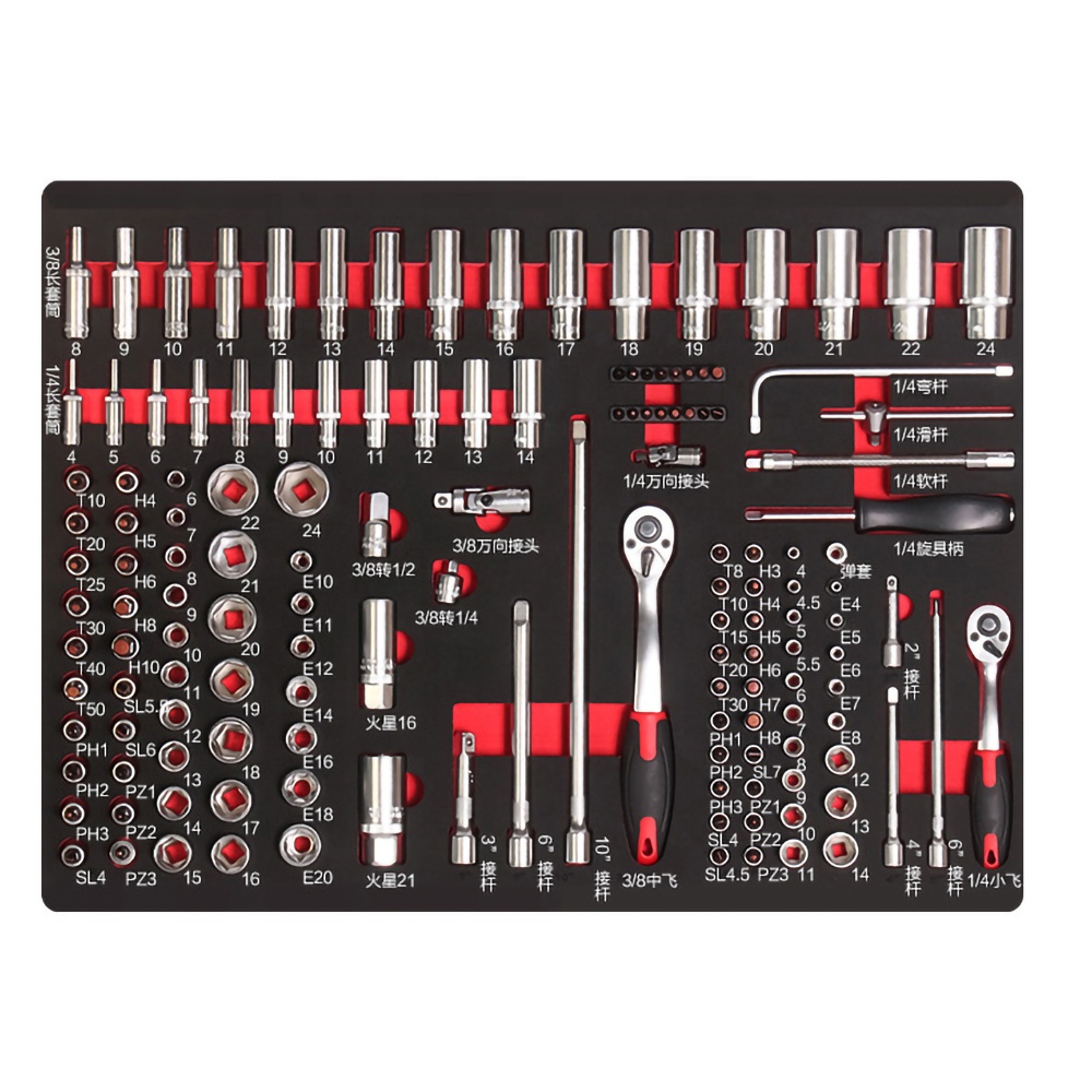 368PCS TOOL CABINET 7DRAWERS HAND TOOLS SET Mechanic Box Trolley Metal Tool Set Gabinetes De Herramientas