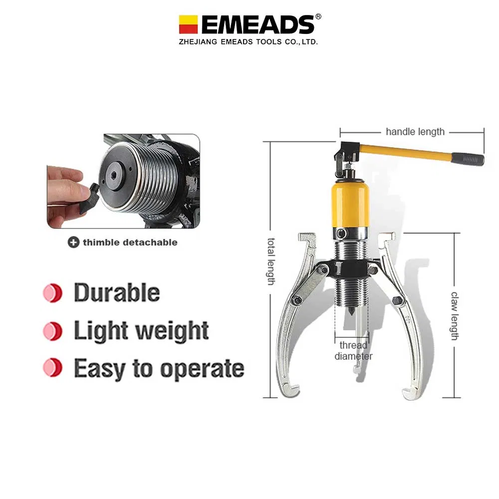 Emeads Tool Multi Angle Use Easy to Carry Not Stuck Hydraulic Puller