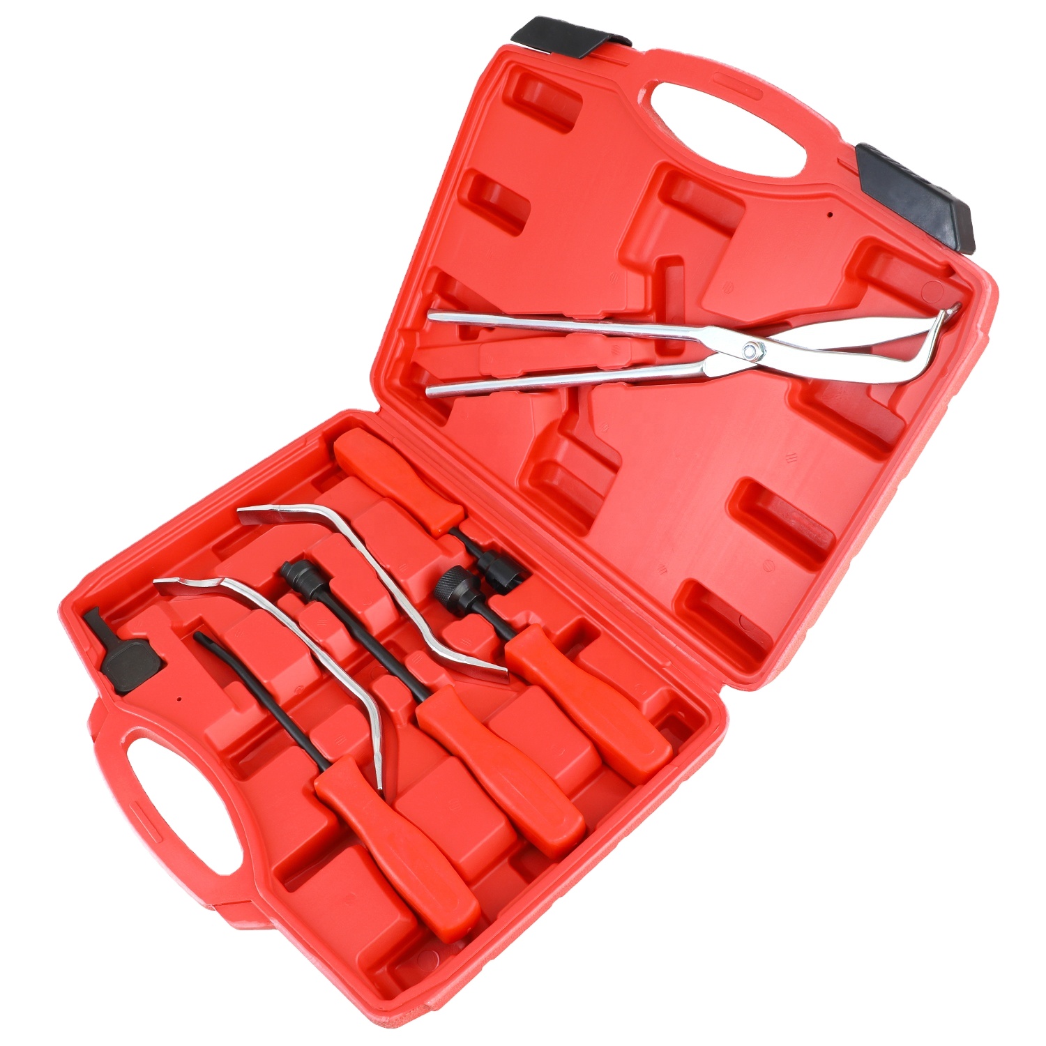 8pcs Vehicle Tools Kit Car Brake Maintenance Service with Spring Caliper Pliers Installer Remover and Drum Puller Tool