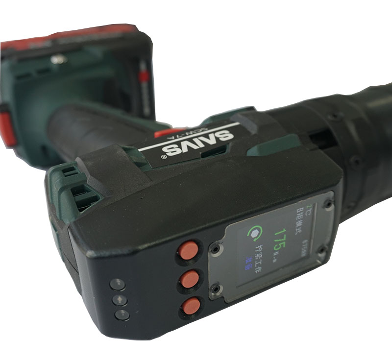 SAIVS SCW-14A 18V 0.75" / 1" Inch Square Shaft 1350 N.m Cordless Battery Powered Brushless Torque Impact Wrench LCD Display
