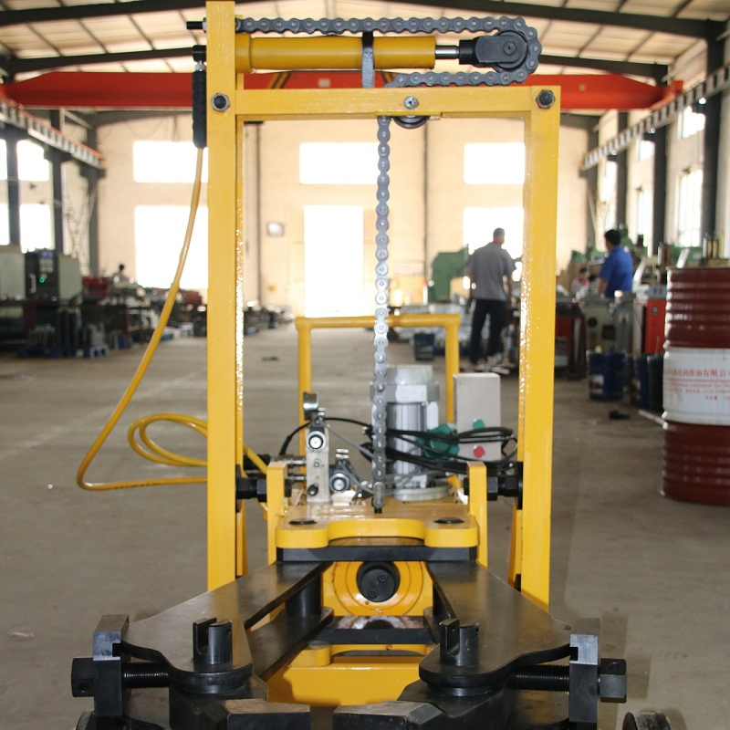 HCP 2-Jaw Hydraulic Puller Double-Acting Cylinder Built-In Safety Valve 70MPa Extendable Head