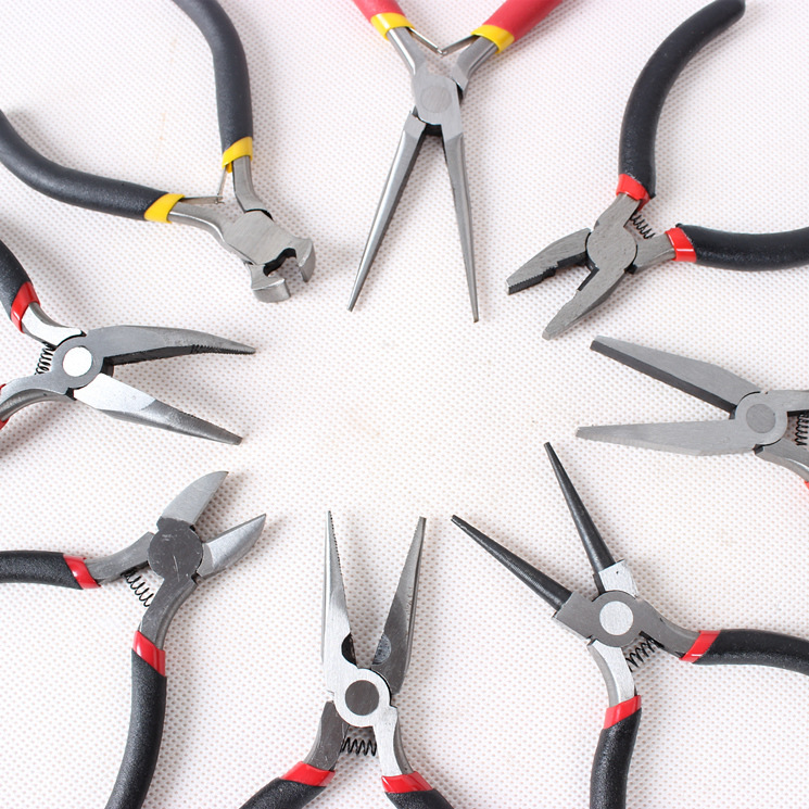 Mini DIY Pliers Set with Small Scissors Wire Stripper Durable Diagonal Pliers Handmade by Manufacturer for Cutting Wholesale
