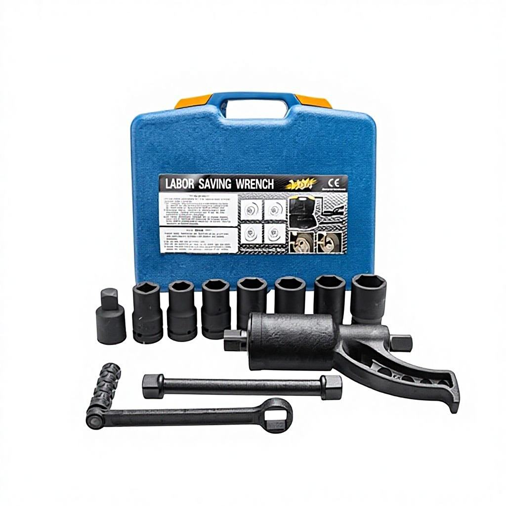 Heavy Duty Truck Tire Labor Saving Wrench 165 Standard Model 8 Sockets Power Enhanced For Car Removal Installation Tool