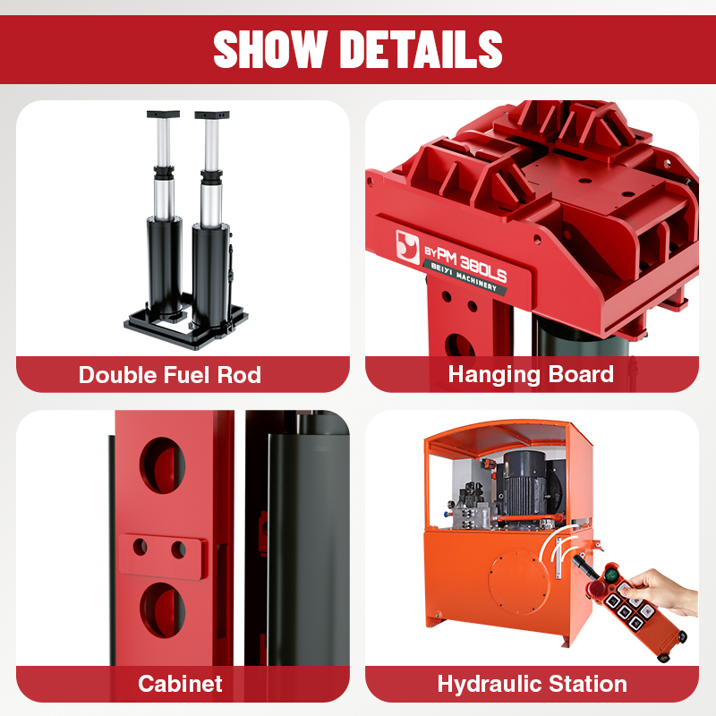 CE Certified Steel Hydraulic H-beam Puller with Motor 220T Force for Construction Site