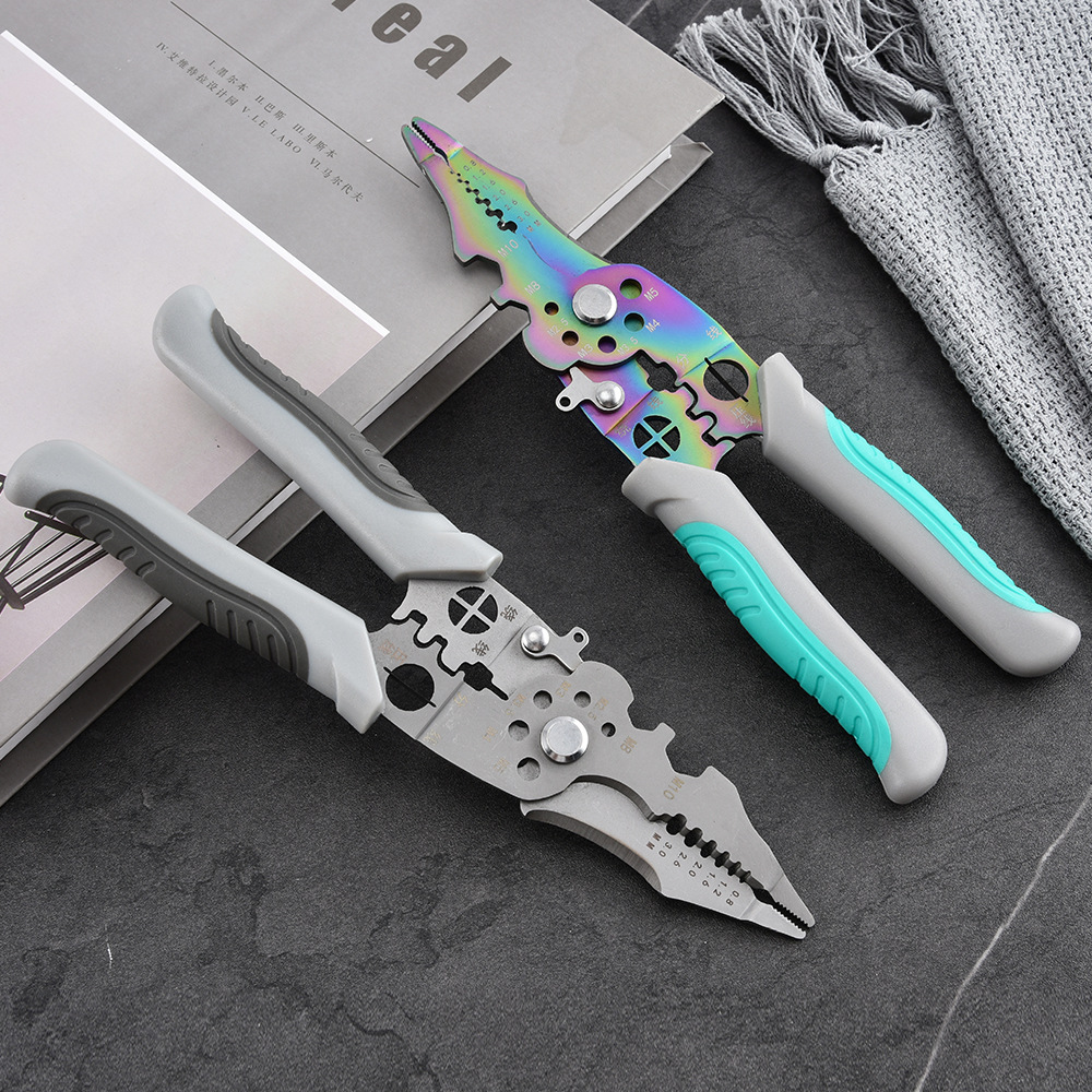 Factory High-quality 21-in-1 Universal Multi-functional Wire Stripping Separation Windingpressing Cutting Pliers