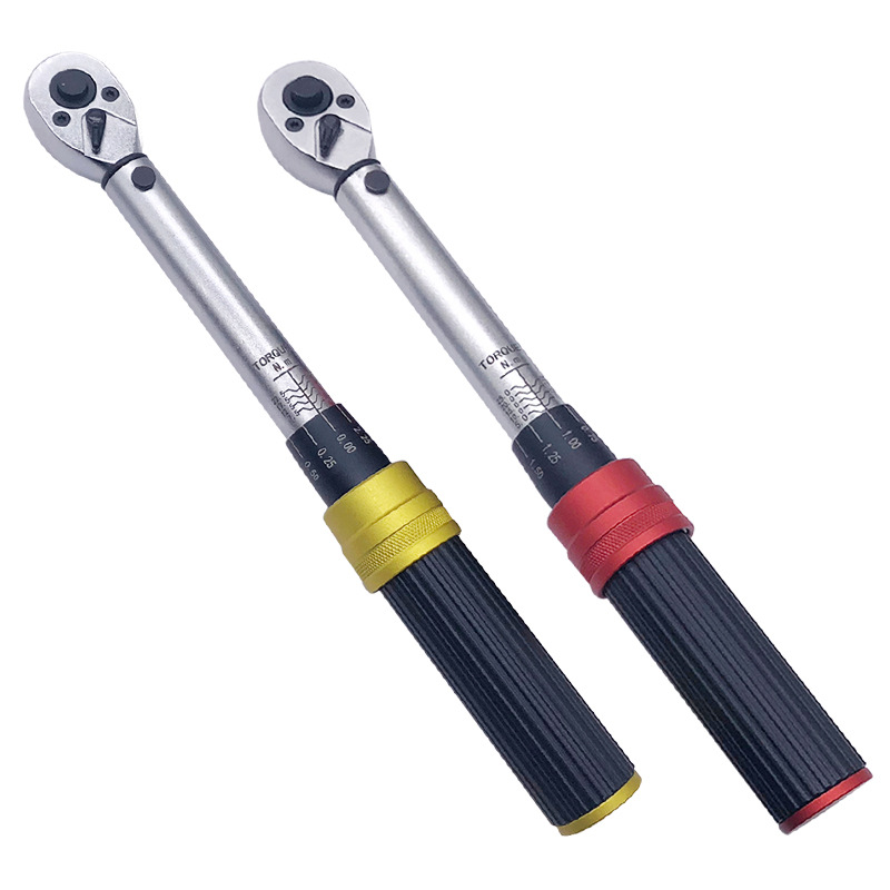 1/4'' Driver Ratchet Torque Wrench 5-25N.M Adjustable Battery Operated Heavy Duty Chrome-plated Stainless Steel DIY OEM 3-Year