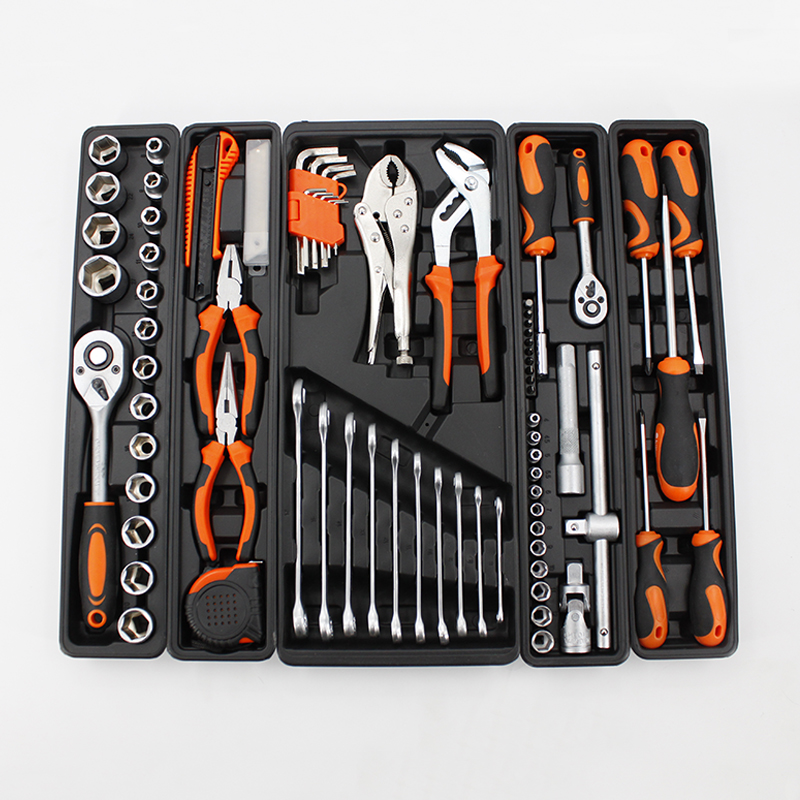 85pcs Hand Mechanic Socket Ratchet Wrench Combination Tool Kits In 5 Layer For Automobile Repair Workshop