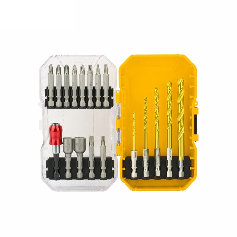 Industrial Grade Magnetic Screwdriver Bit Set S2 Steel Hex Drill Bits Set for Electric Screwdrivers and Power Drills