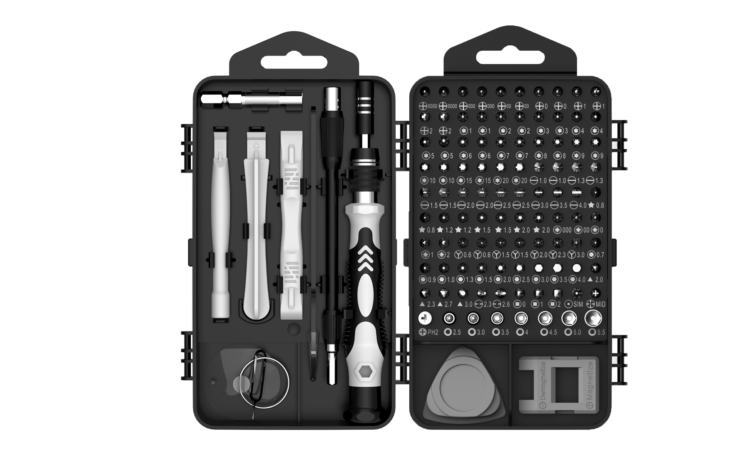 117/118-in-1 Precision Screwdriver Sets, Professional Repair Tool Kit With Flat Head &amp; Multiple Bits For Electronics, Phone