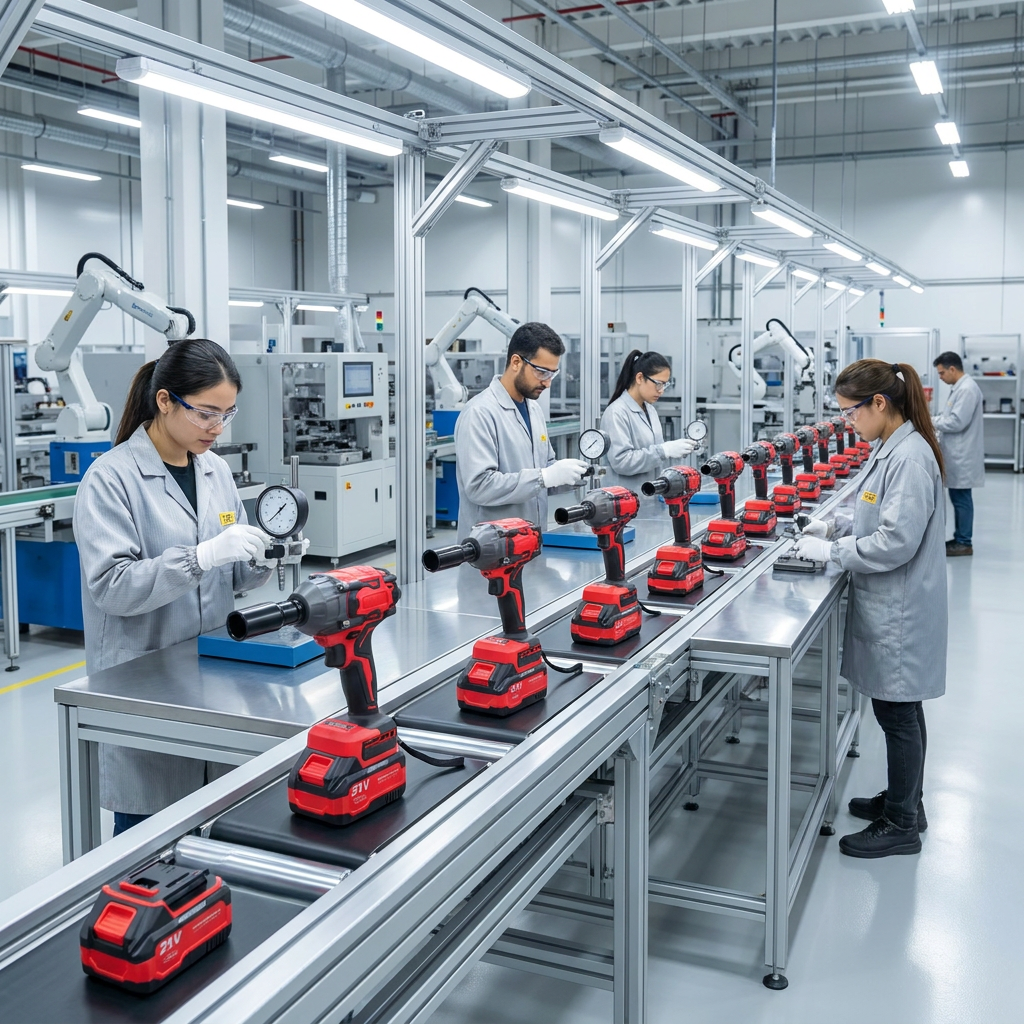 Brushless Cordless Impact Wrench 350N.m Rechargeable Electric Wrench Adjustment Factory Direct Supply Power Tool