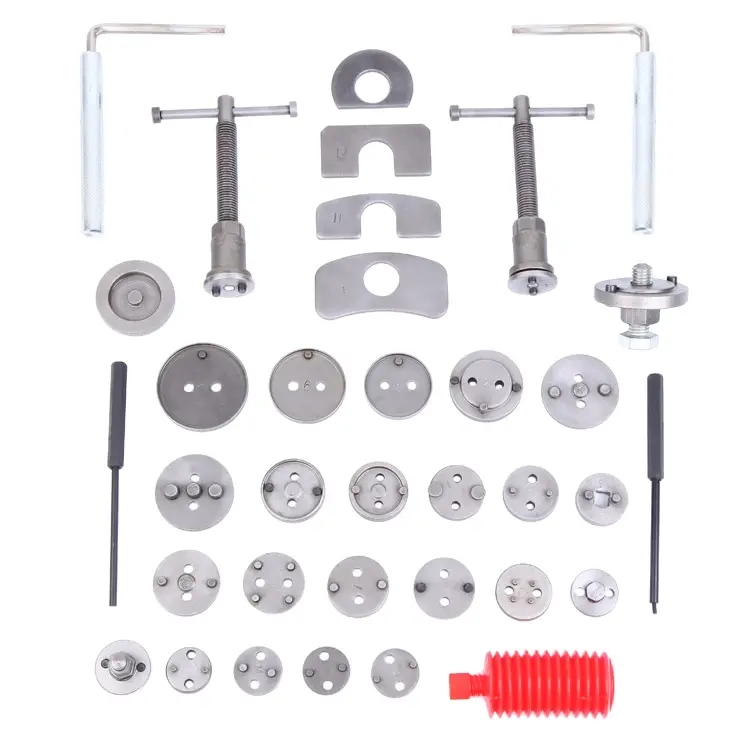35pcs Universal Brake Caliper Wind Back Kit Brake Service Tool Brake Caliper Compression Tool Caliper Piston Tool