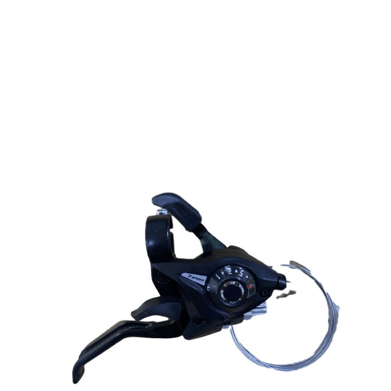 8 Speed Integrated Bicycle Thumb Shifter Gear Lever Brake Lever Transparent Window Dustproof Waterproof Bicycle With Drive Cable