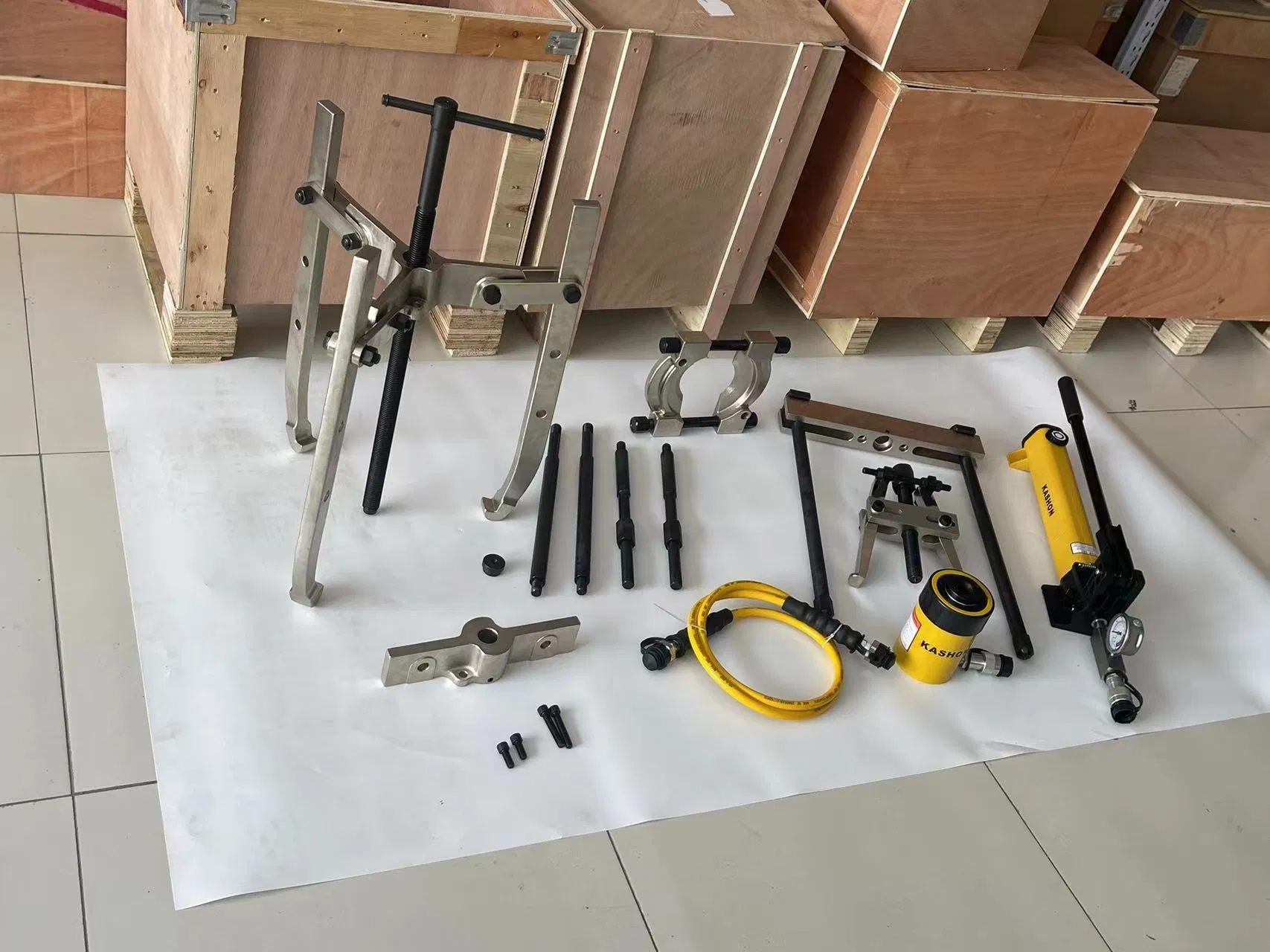 Bhp-2751g Enerpac Equivalent 10000psi 20 Ton Manual Hydraulic Master Puller Set