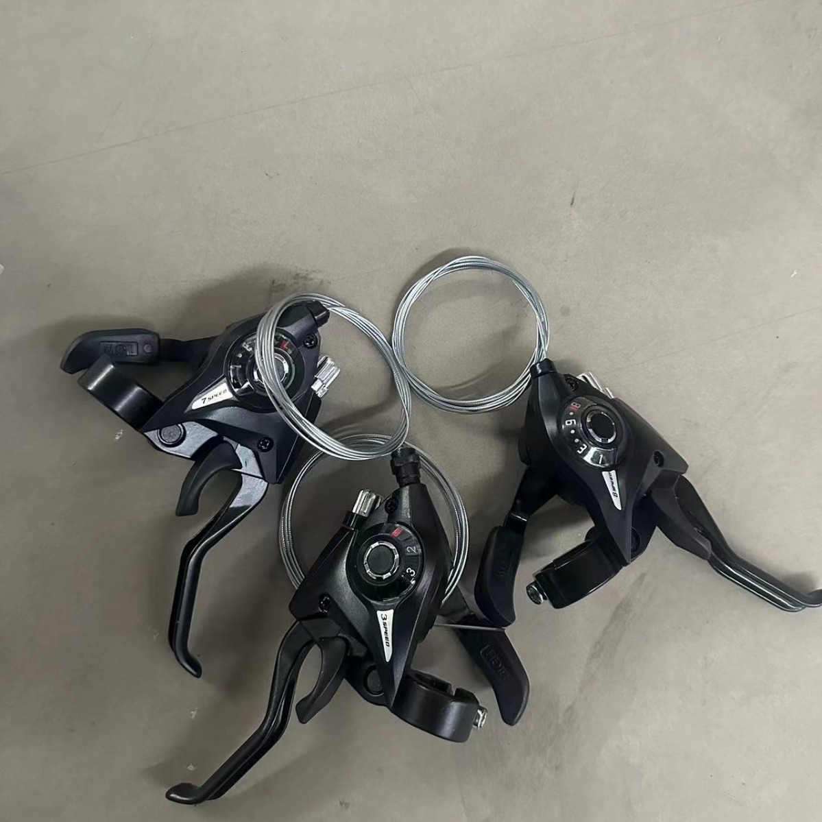 8 Speed Integrated Bicycle Thumb Shifter Gear Lever Brake Lever Transparent Window Dustproof Waterproof Bicycle With Drive Cable