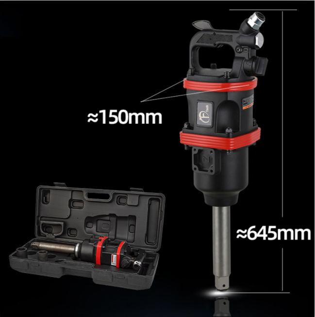 Heavy Duty 1 Inch 3800NM Pneumatic Air Impact Pneumatic Impact Wrench for Truck