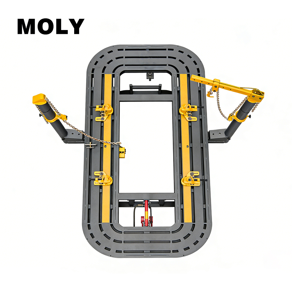 MOLY Body Repair Tools Car Bench Shop Equipment CE/ISO-9001 Certified 70Mpa Hydraulic Pressure 100KN Tower Pulling Force for