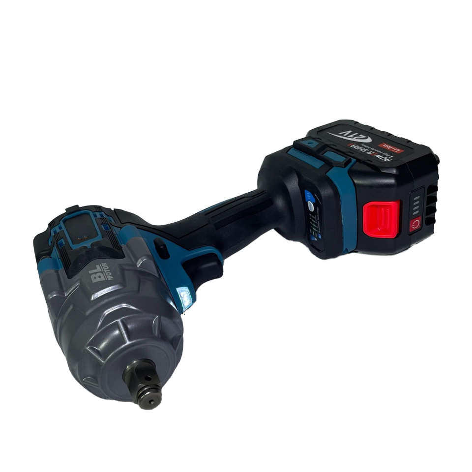 1000n.m large torque heavy duty brushless power wrench 1/2 "battery powered cordless impact wrench for car tire repair