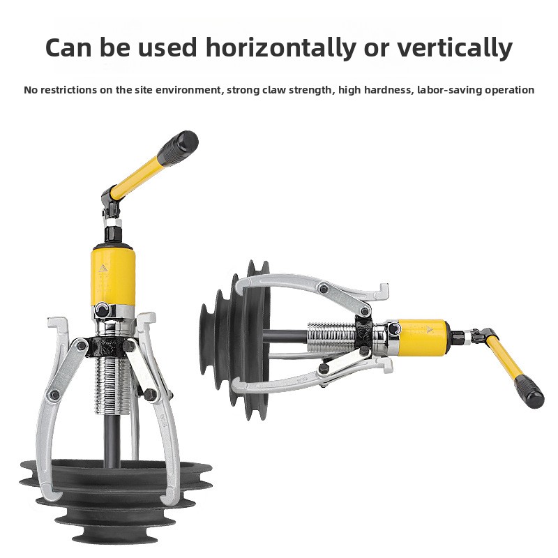 Multi-Function Hydraulic Puller 5T-50T Range Bearing Disassembly and Shaft Extractor Tool Three-Jaw and Two-Jaw Design