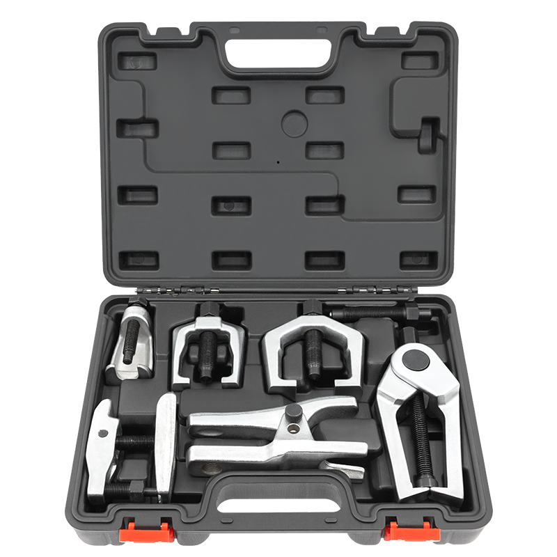 6-in-1 Automotive Car Disassembly Tool Kit Ball Joint Separator Pitman Arm Puller Removal Tie Rod End Tool Set for Front End