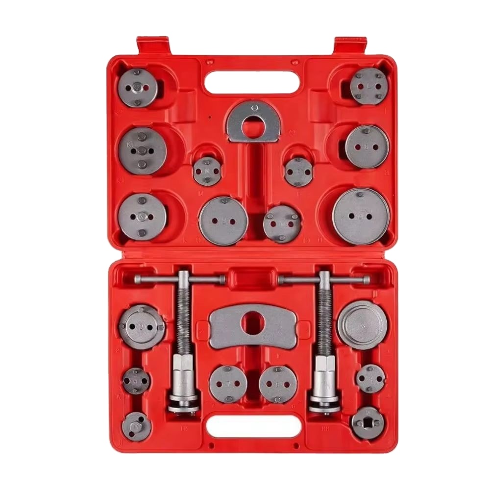 WZAUTO 22pcs Universal Brake Caliper Wind Back Kit Brake Service Tool Brake Caliper Compression Tool Caliper Piston Tool