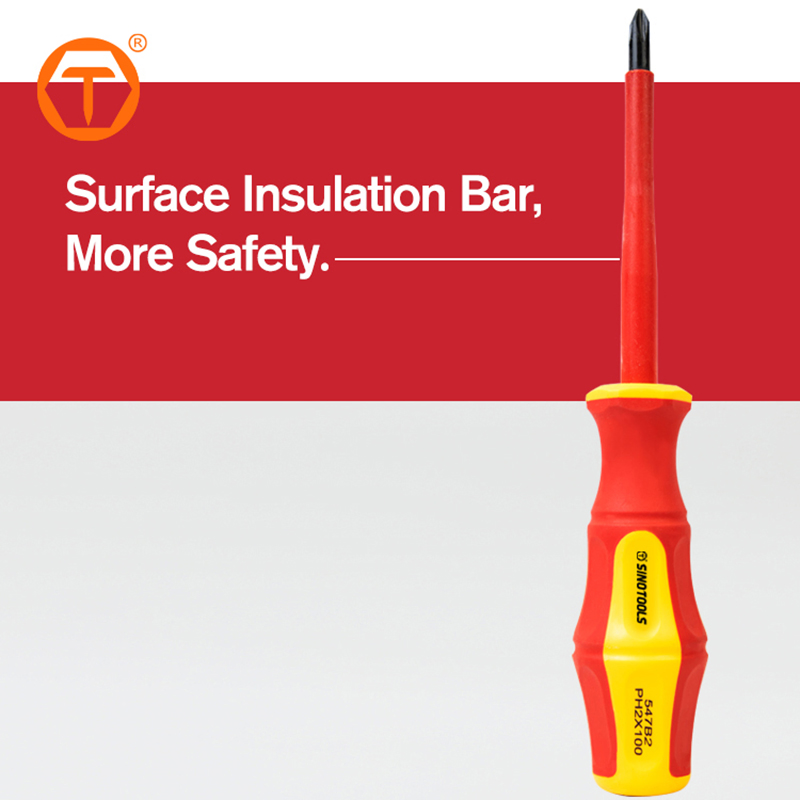 VDE Insulated Screwdriver 6 PCS Magnetic Tips Bit Screwdriver Set