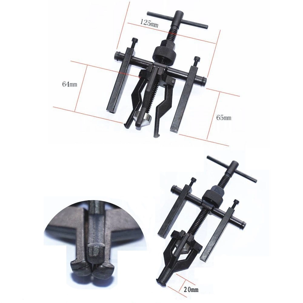 3-Jaw Pilot Inner Bearing Puller Tool Bushing Gear Extractor 12mm-38mm