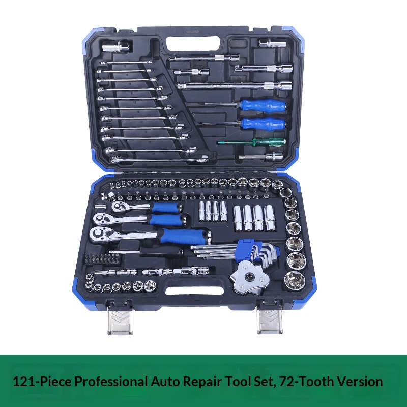 150 Piece Hand OEM Auto Repair Tool Set Chrome Vanadium Steel Car Maintenance Kit Socket Wrench Combination Black Tool Box