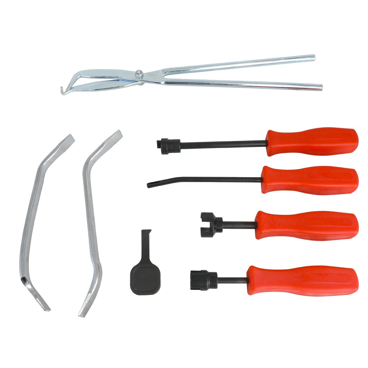 8Pcs Car Brake Maintenance Service Kit Brake Spring Caliper Pliers Installer Remover Drum Puller Tool Kit Automotive Tools Set