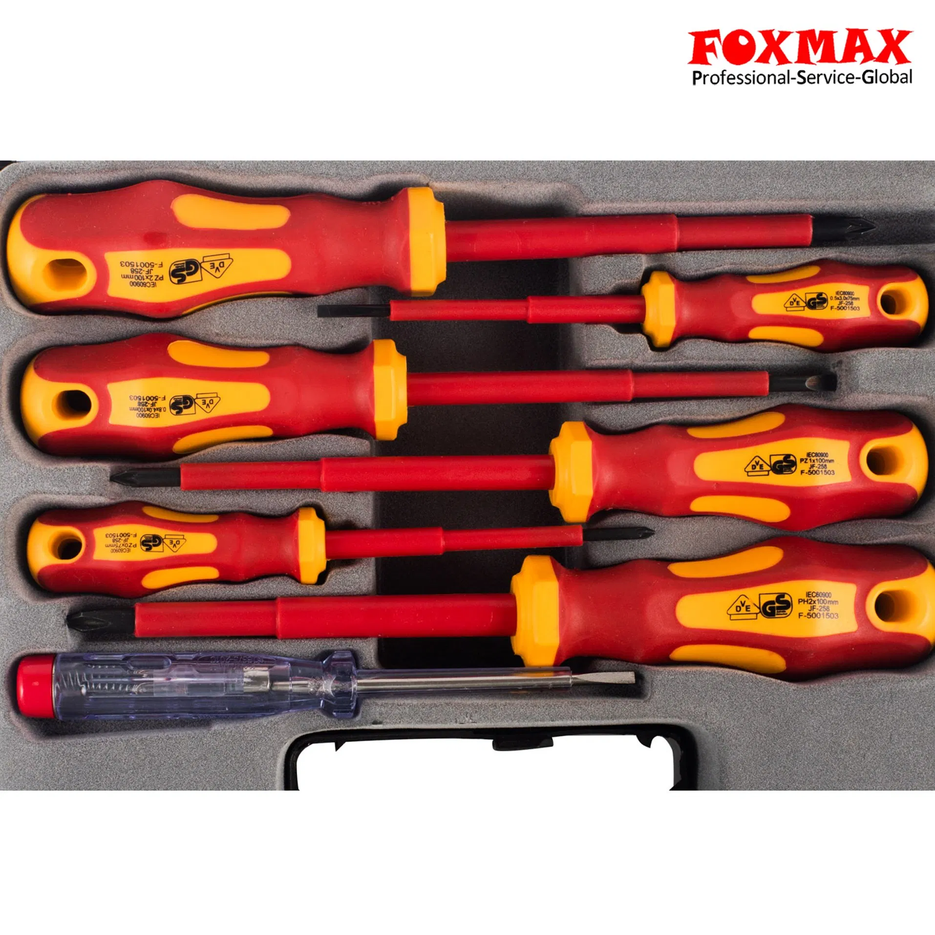 7 PCS VDE Screwdriver Set with TPR Handle (FST-08)