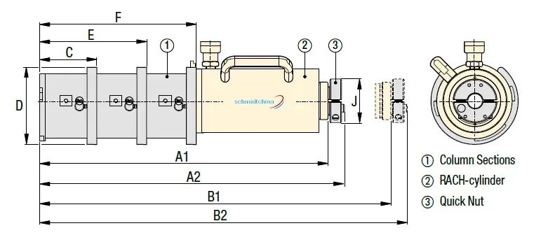PPH Series Hydraulic Pin Puller Tools
