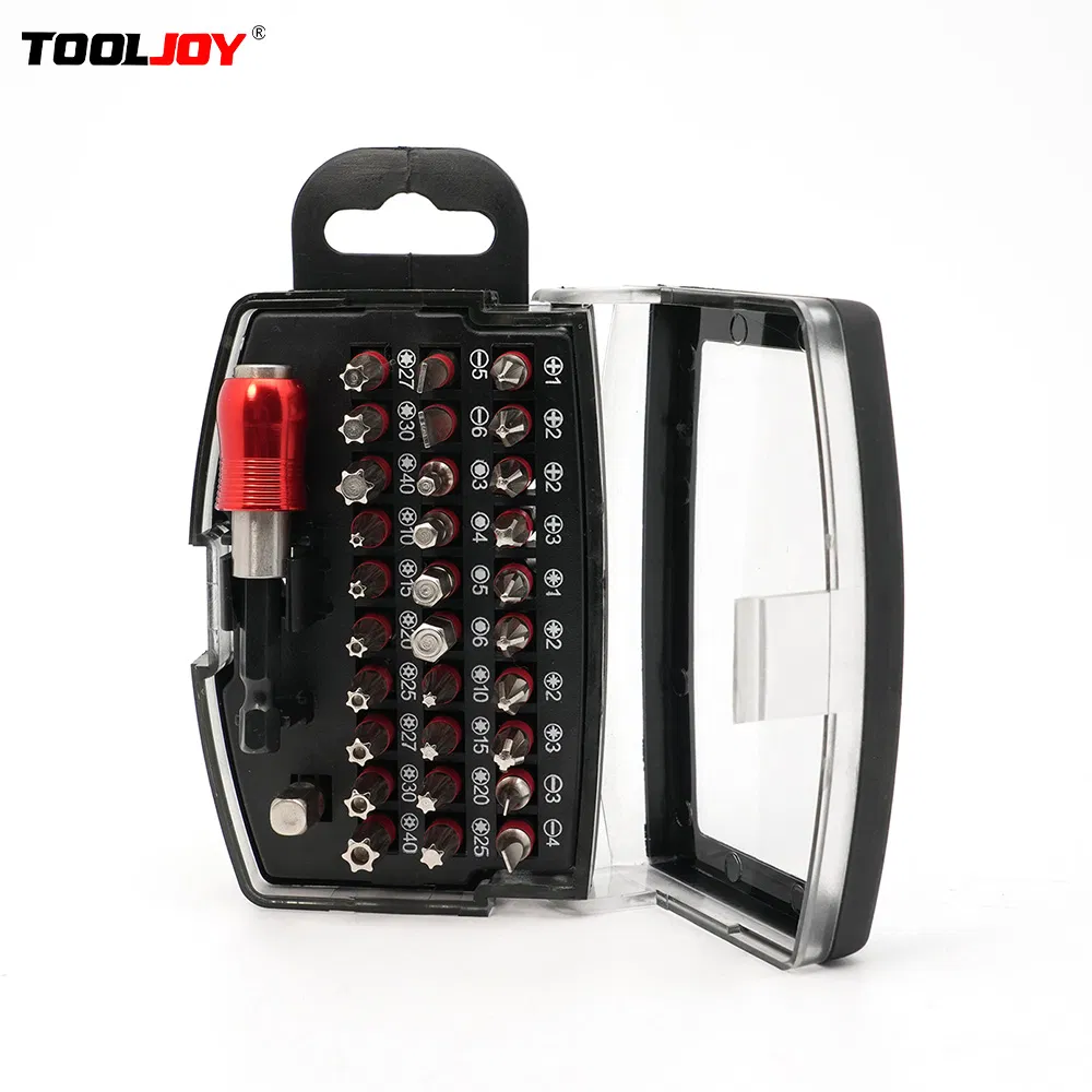 Comprehensive 32PCS Sandblasted Impact Bit Screwdriver Bit Set