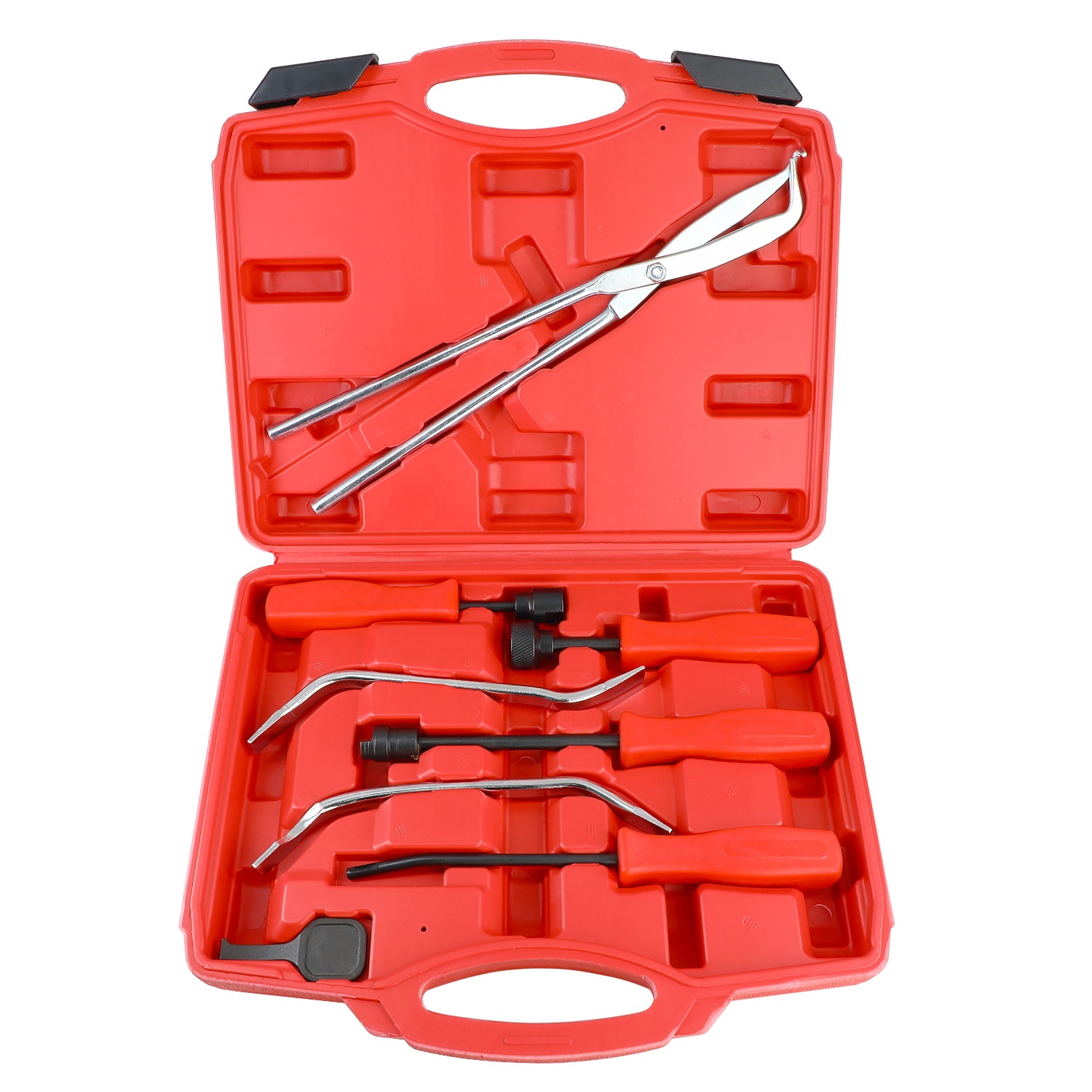 8Pcs Car Brake Maintenance Service Kit Brake Spring Caliper Pliers Installer Remover Drum Puller Tool Kit