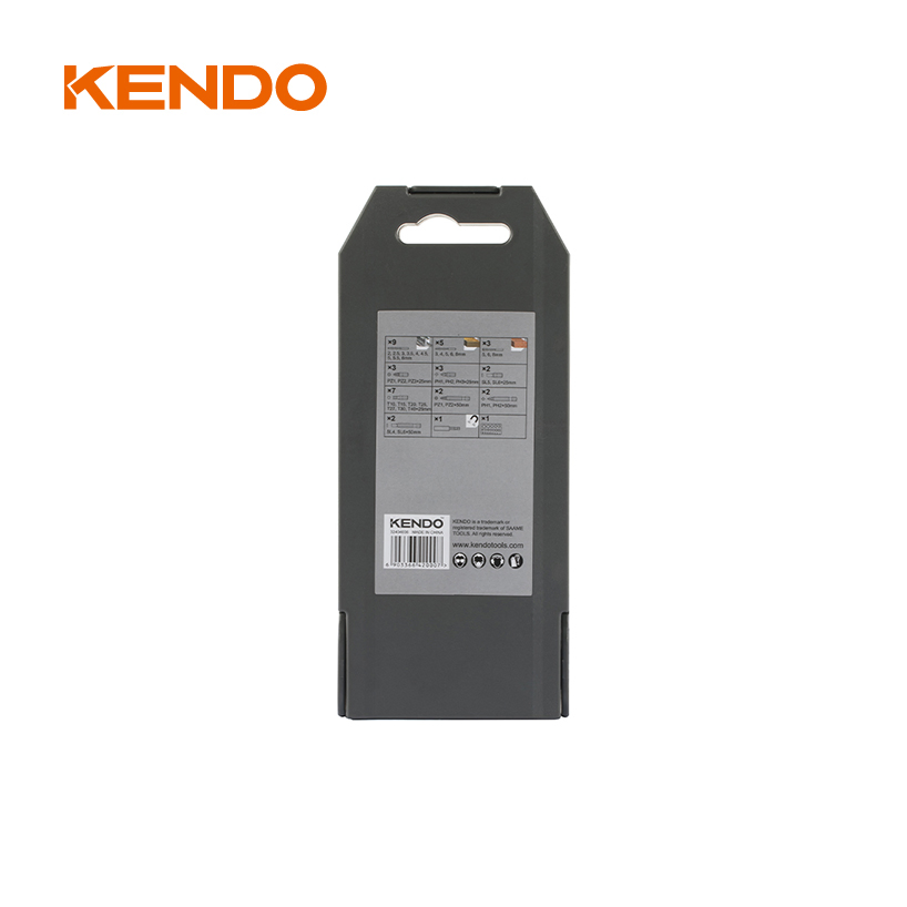 Kendo 40PC Professional Combination Drill Bits &amp; Screwdriver Bits Set