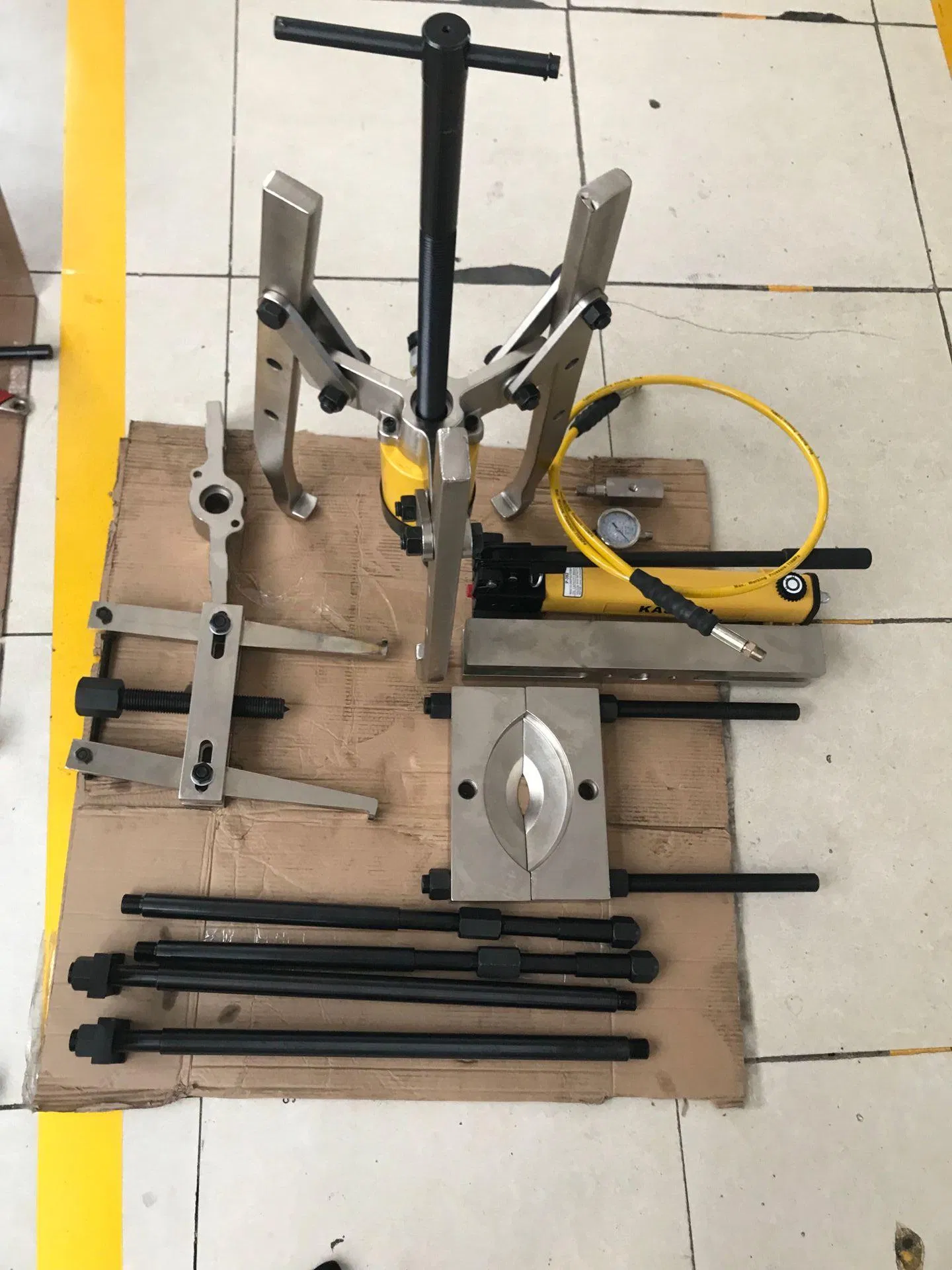 Bhp-2751g Enerpac Equivalent 10000psi 20 Ton Manual Hydraulic Master Puller Set