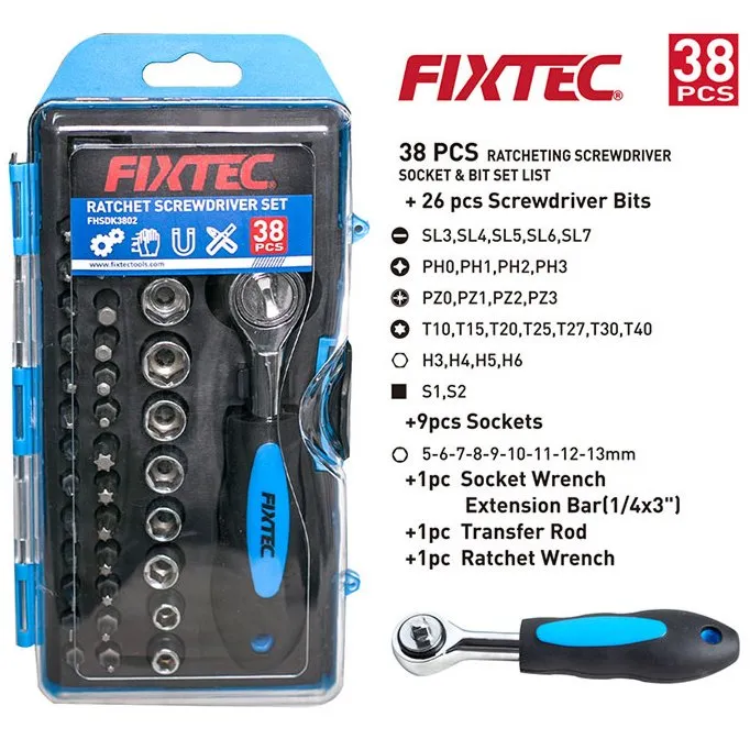 38PCS Ratchet Screwdriver Set