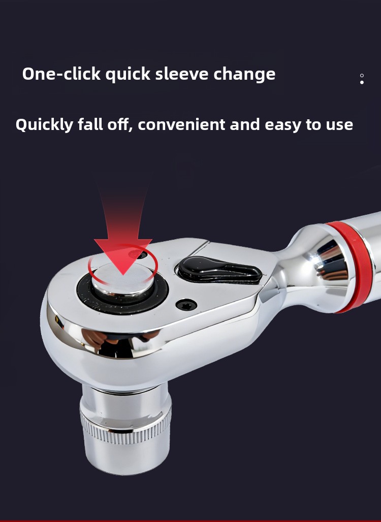 High Accuracy Industrial Grade Electronic Torque Wrench 1/2 10-210NM Digital Display Torque Wrench Automotive Tools