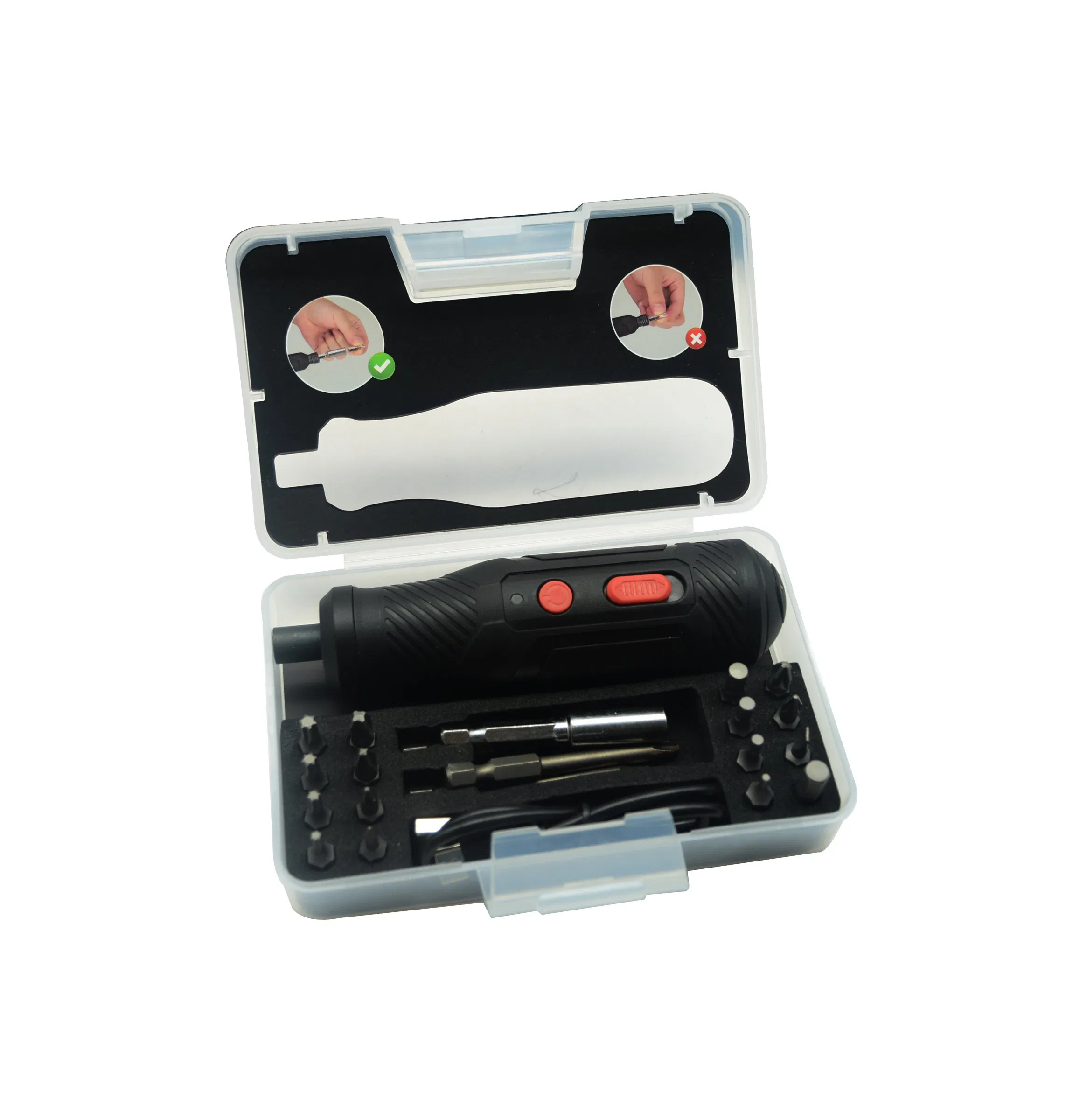 20 Bits 3.6V Cordless Battery Screwdriver Machine Mini Electric Screwdriver Set