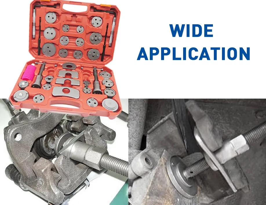 35pcs Universal Brake Caliper Wind Back Kit Brake Service Tool Brake Caliper Compression Tool Caliper Piston Tool