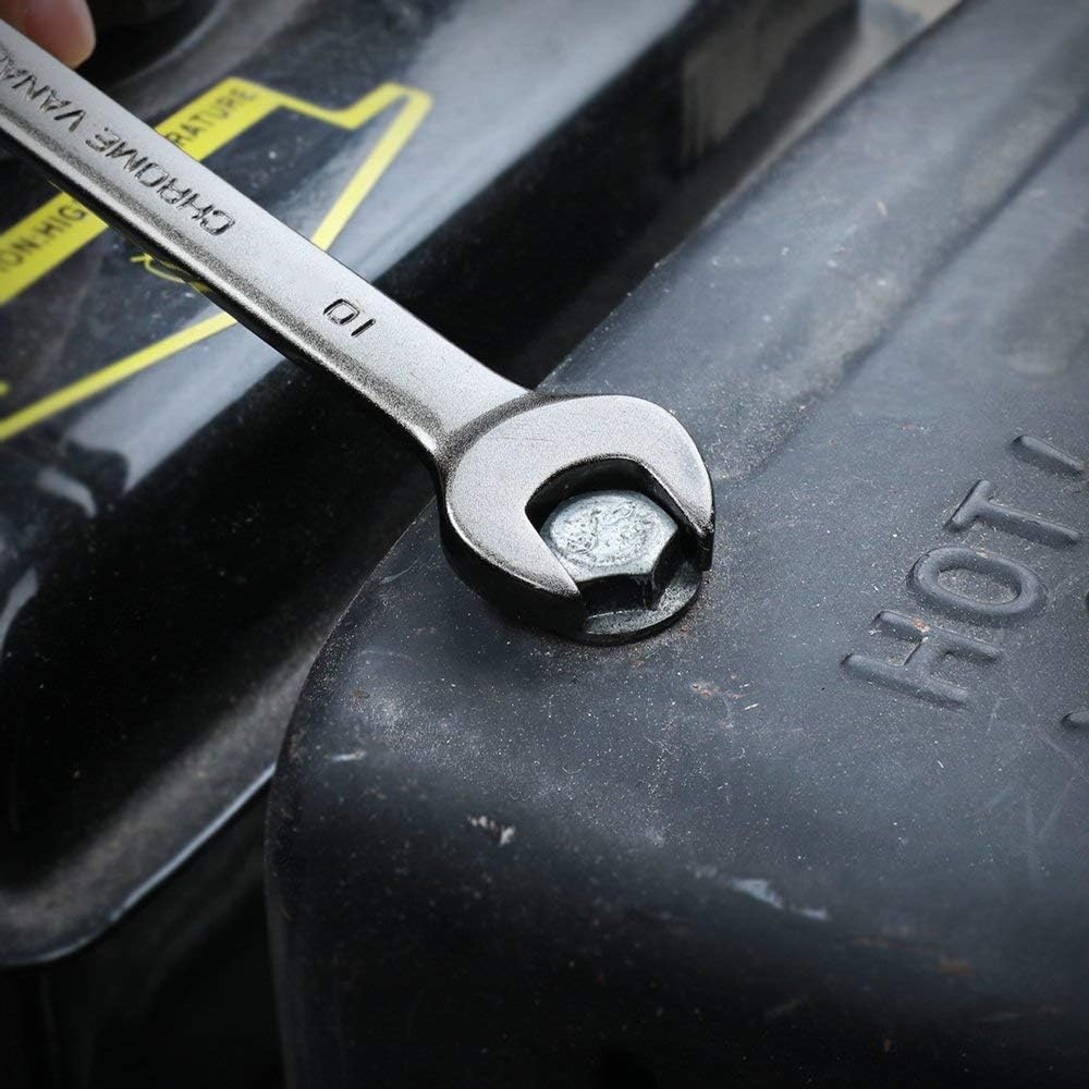 Premium Quality Metric Swivel Head Ratchet Wrench Cr-V Constructed With Black Nickel Plating