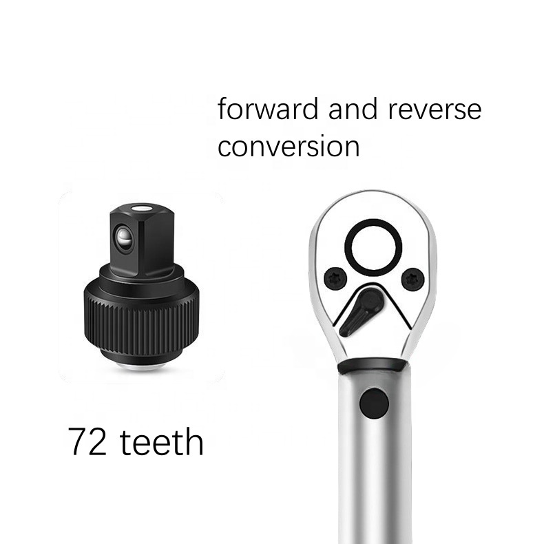 1/4 3/8 1/2 Torque Wrench Non-slip Handle Torque Adjustable High-precision Automotive Maintenance Tool