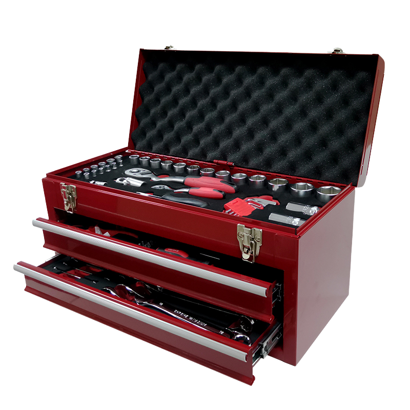 GATmatic Heavy Duty 92pcs Industrial Mechanic Auto Repair Tool Set Professional Cr-Mo Steel Socket Wrench Set for Garage