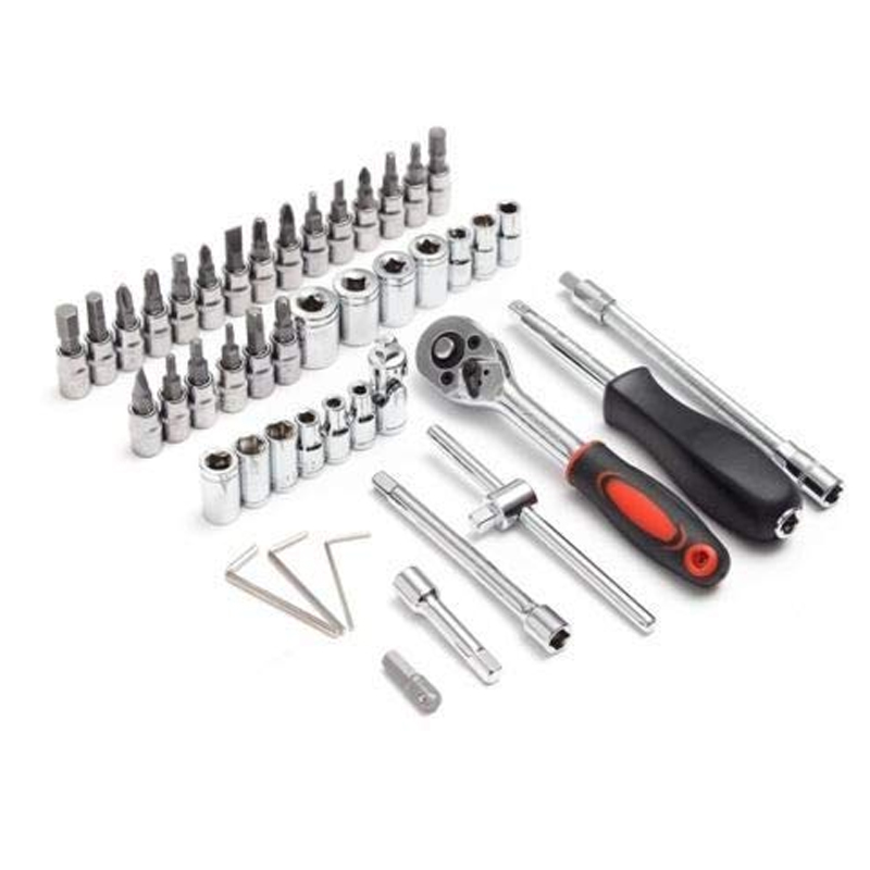Popular 46 Pcs 1/4 Socket Tool Kit Multi Purpose Combination Tool Case Precision Socket Set For Auto Repairing