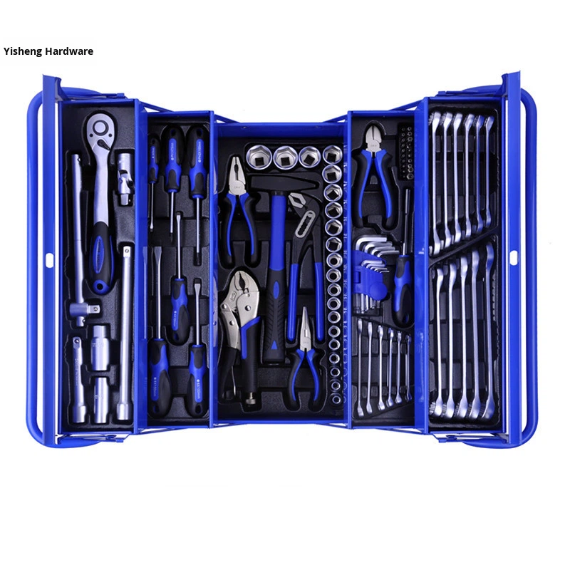 Professional-Grade 86-Piece Socket Set 1586 for Automobile Repair Machinery Assembly