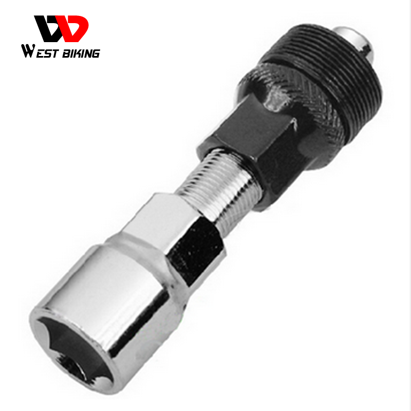 WEST BIKING 6-piece Shop Tool Set Bicycle Extractor Freewheel Remover Spoke Wench Bike Chain Brake &amp; Bottom Bracket Removal Tool