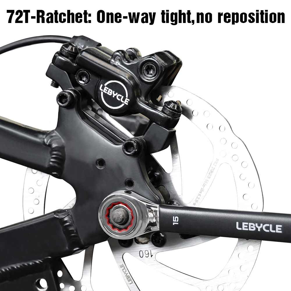 LEBYCLE Bike 6-18 mm Open-End Ratchet Wrenches Bicycle Flexible Ratchet Wrench Set Cycling Universal Shop Repair Tools