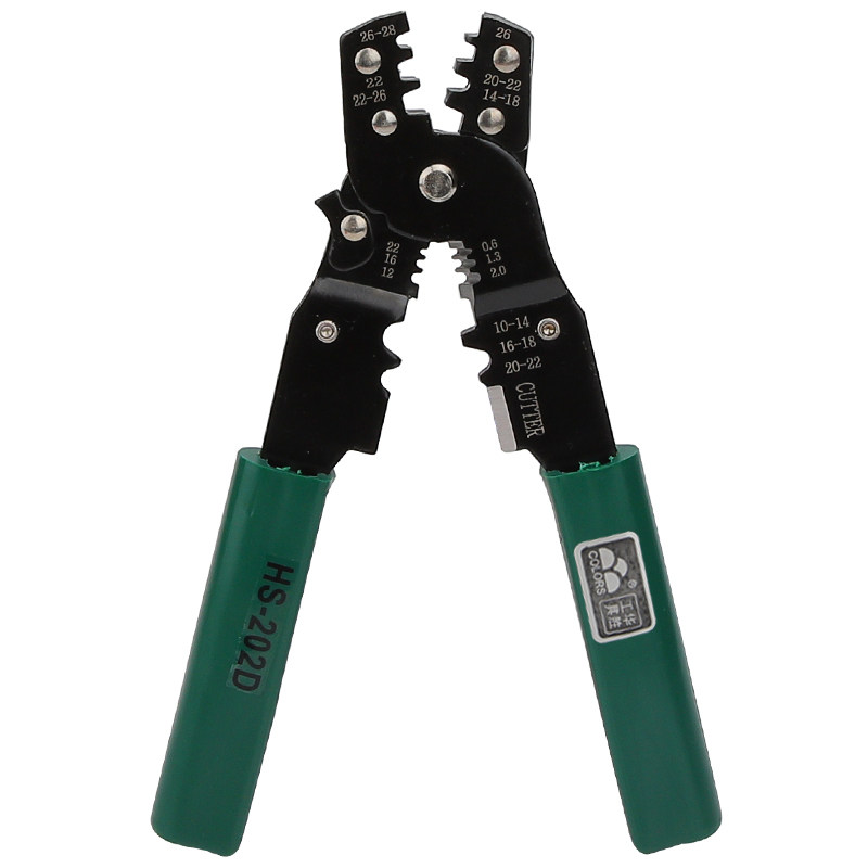 HS 202D Multifunctional Wire Stripper Pliers Crimping Tools Electrician Cable Cutter Wire Stripper Tool