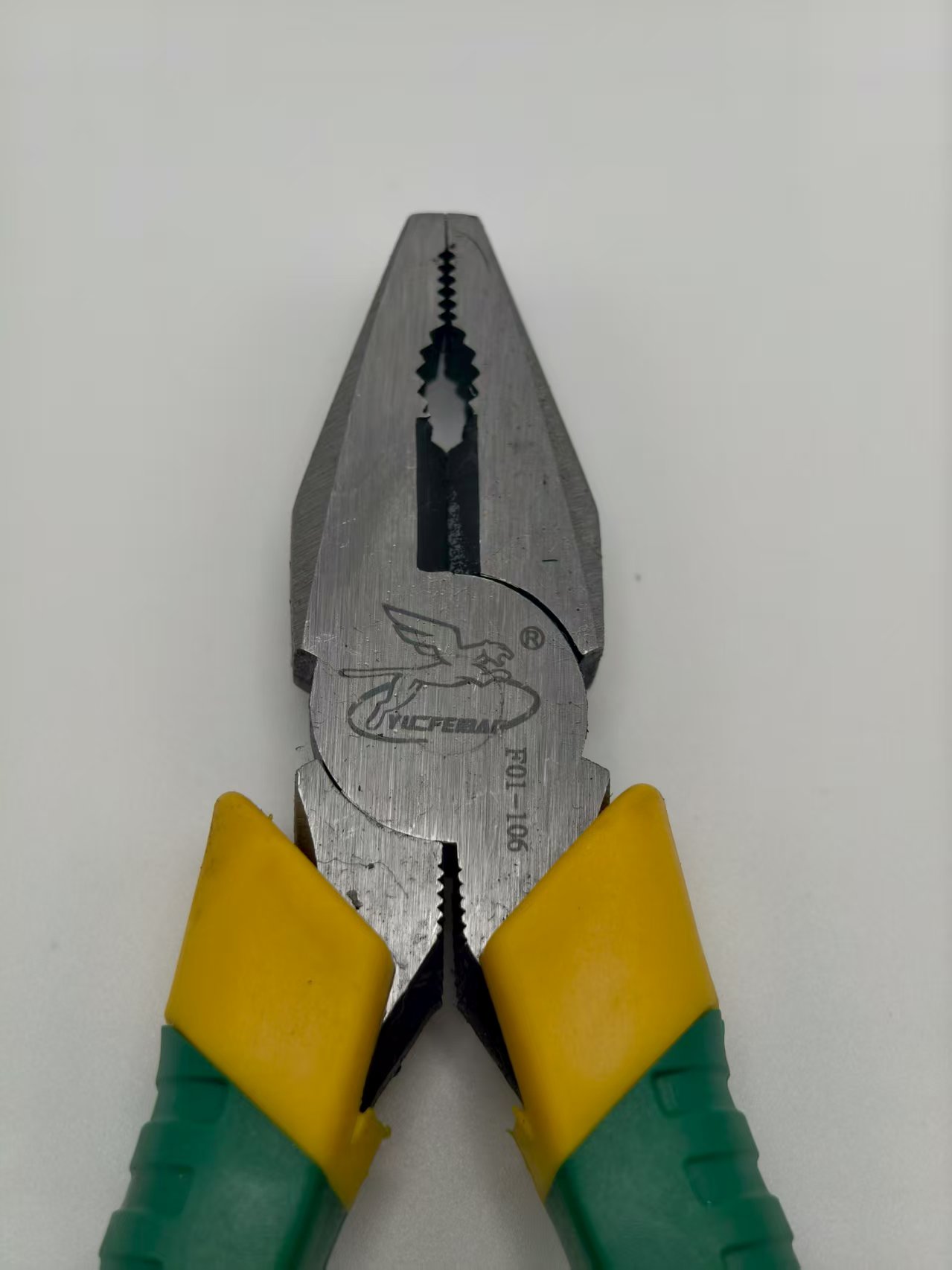 6 Inches Green and Yellow Handle Wire Cutters F01-106 Plier 6/Box