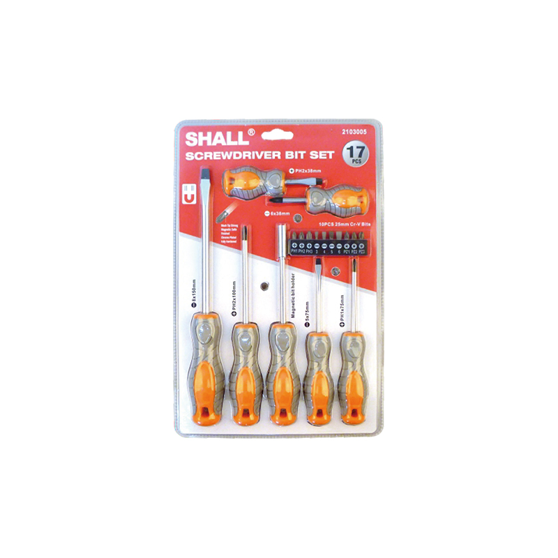 Shall 22PCS Combined Screwdriver Tool Set with Bit Holder Driver Mini Combination Pliers Cvr Bits Offset Screwdrivers