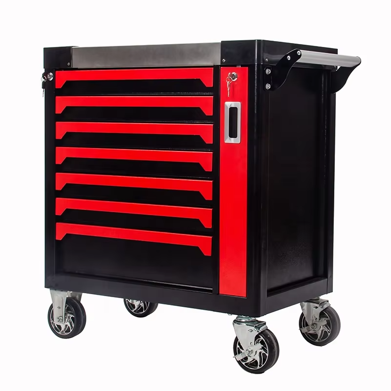 Seven-Drawer Lockable Red Steel 279pcs Tool Set Heavy Duty Iron Toolbox For Auto Repair Workshop OEM/ OBM